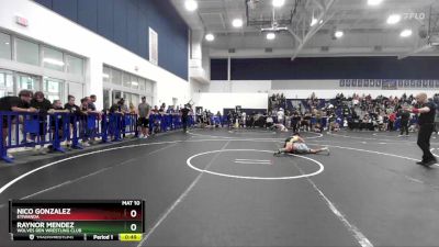 66-75 lbs Round 1 - Nico Gonzalez, Etiwanda vs Raynor Mendez, Wolves Den Wrestling Club