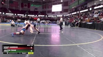 138 lbs Cons. Round 3 - Wyatt Andrews, Emmett vs Ashton Crane, Skyview