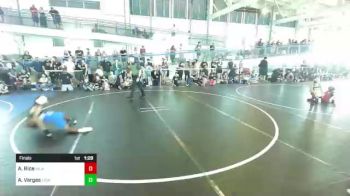 80 lbs Final - Azyah Rice, Inland Elite vs Alexzandria Vargas, Lions Den WC