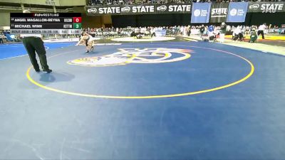 Boys 1B/2B 106 Champ. Round 1 - Michael Winn, Kettle Falls vs Angel Magallon-Reyna, Highland