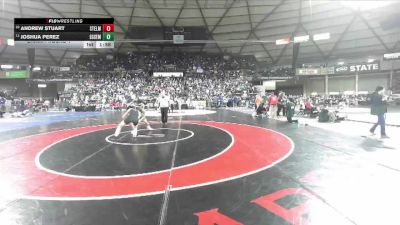 Boys 2A 113 lbs Champ. Round 1 - Joshua Perez, Evergreen (Seattle) vs Andrew Stuart, Steilacoom