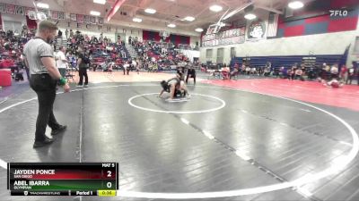 126 lbs Cons. Round 4 - Jayden Ponce, San Diego vs Abel Ibarra, Olympian