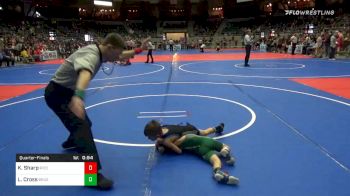 46 lbs Quarterfinal - Keaton Sharp, Piedmont vs Layten Cross, Brushy Wrestling Club