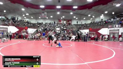 68-74 lbs Cons. Round 1 - Jacob Branson, Hawkstyle WC vs Julian Yunker, Carmel USA WC