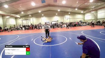 46 lbs Consi Of 16 #2 - Beckham Warrington, Wagoner Takedown Club vs Sterling Fox, Vian Wrestling Club