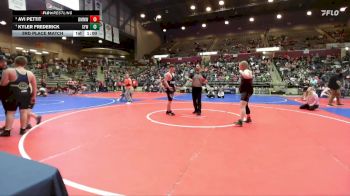 250 lbs 3rd Place Match - Avi Pettit, Bauxite Mini Miners Wrestling vs Kyler Frederick, Searcy Youth Wrestling