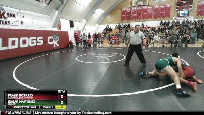 157 1A Quarterfinal - Frank Rosario, Cascade (Leavenworth) vs Edgar Martinez, Chelan