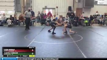 80 lbs Round 3 (8 Team) - Cade Riddle, NCWAY Crusaders vs Curtis Cubbage, 84 Athletes