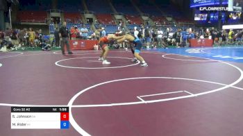 138 lbs Cons 32 #2 - Sam Johnson, Georgia vs Malachi Rider, Kentucky