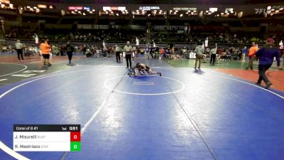 75 lbs Consi Of 8 #1 - Jack Misurelli, Buxton (NJ) vs Rowan Mastriaco, Stafford