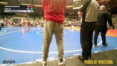 73 lbs Round Of 16 - Jackson Hermann, Greater Heights Wrestling vs Zain Ali, Westshore Wrestling Club