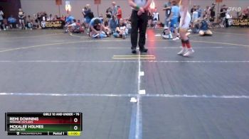 76 lbs Round 2 - Remi Downing, Missouri Outlaws vs McKalee Holmes, Unattached