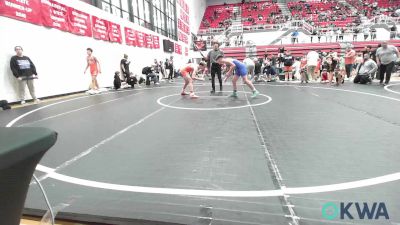 120 lbs Quarterfinal - Denver Wolf, Cowboy Wrestling Club vs Drake Breslin, Choctaw Ironman