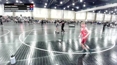84 lbs Rr Rnd 1 - Nathan Terrell, Tampa Bay Tigers Wrestling vs Regan Kinneman, Thorobred Wrestling Club