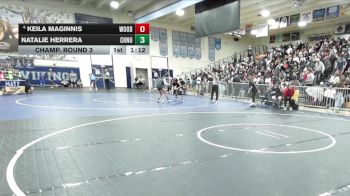 105 lbs Champ. Round 3 - Natalie Herrera, Chino vs Keila Maginnis, Woodbridge