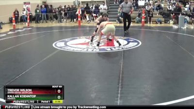 90 lbs Cons. Round 2 - Trevor Wilson, Grand Rapids Grapplers vs Kallan Koehntop, MAHACA