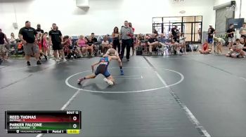 64 lbs Round 4 (6 Team) - Reed Thomas, Rampage vs Parker Falcone, Quaker Maroon