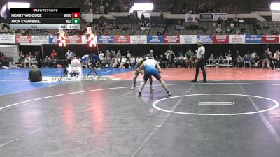 150 lbs Quarters & Wb (16 Team) - Henry Vasquez, Mount Dora vs Jack Campbell, Nazareth