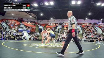 215 lbs Quarterfinals (8 Team) - Ethan Zak, Clarkston HS vs Quinn McCloud, Bedford HS