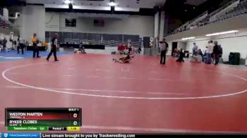 95 lbs Semis (4 Team) - Ryker Clobes, HLWW vs Weston Marten, TMBWWG