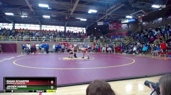 138 lbs Quarterfinal - Isaiah Schaefer, Evansville Mater Dei vs Jayden Harris, New Albany