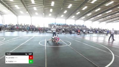 82 lbs Final - Noah Jurado, Desert Dogs WC vs Roland Fields, Dominate WC