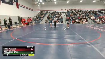 145 lbs Round 3 - Annabelle Davis, Azle (Girls) vs Halo Acevedo, College Park (Girls)