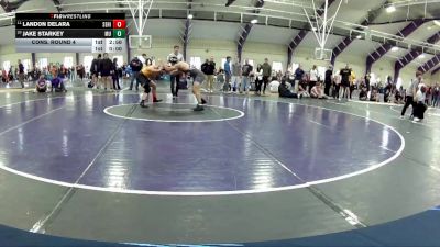 174 lbs Cons. Round 4 - Jake Starkey, Mount Union vs Landon Delara, Seton Hill