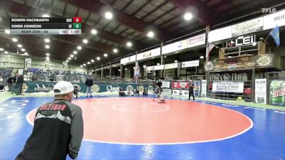 65 lbs 2nd Place Match - Bowen Hackbarth, Bozeman Wrestling Club vs Owen Johnson, Nebraska Elite