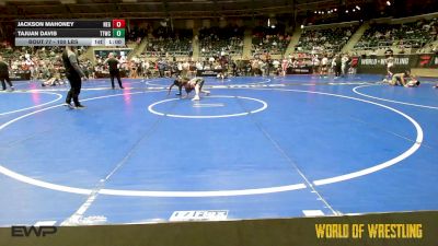 100 lbs Semifinal - Jackson Mahoney, New England Gold vs Tajuan Davis, Team Tulsa Wrestling Club