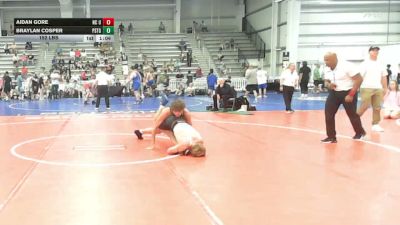 152 lbs Rr Rnd 2 - Aidan Gore, NC United - HSB vs Braylan Cosper, Prestige Worldwide - HSB