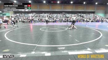 37 lbs Quarterfinal - Olive Yang-Elson, Summit Wrestling Academy vs Canton Cargill, OKWA