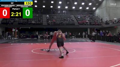 197 lbs Semifinal - Austin Vanek, Montana State-Northern vs Asher Ruchti, Southern Oregon