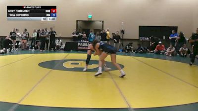 120 lbs Quarters - Grey Henecker, RedNose vs Mia Severino, Savage Wrestling Academy