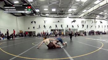 133 lbs Quarterfinal - Ben Edwards, Trine vs Joshua Novak, Baldwin Wallace