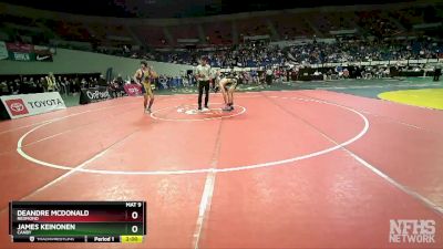 5A-175 lbs Semifinal - Deandre McDonald, Redmond vs James Keinonen, Canby