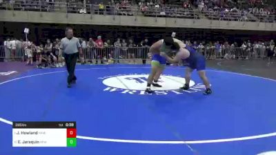 285 lbs Round Of 16 - Jacob Howland, Hamilton, NJ vs Eliedxander Jaraquin, New Castle, DE