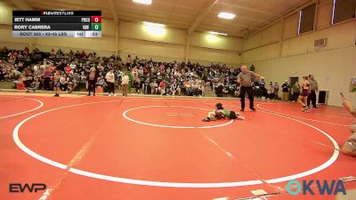 43-46 lbs Rr Rnd 1 - Jett Hamm, Pocola Youth Wrestling vs RORY Cabrera, Van Buren Matdawgs