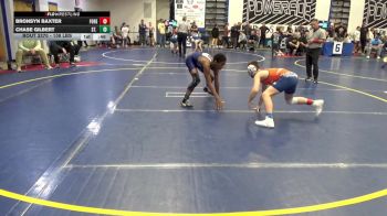 108 lbs Semifinal - Bronsyn Baxter, Forest Hills vs Chase Gilbert, St. James Acad.