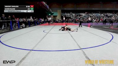 110 lbs Quarterfinal - Vincent Englese, ISI Wrestling vs Jaxon Blake, Aniciete Training Club