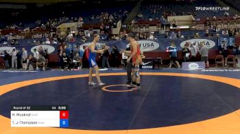 77 kg Prelims - Hunter Muskrat, Unattached vs Timothy Johnson-Thompson, NMU-OTS