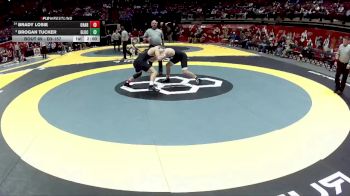 D3-157 lbs Champ. Round 1 - Brogan Tucker, Graham Local vs Brady Losie, Oak Harbor