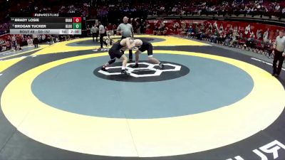 D3-157 lbs Champ. Round 1 - Brogan Tucker, Graham Local vs Brady Losie, Oak Harbor