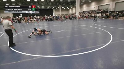 84 lbs Cons. Quarters - John (JJ) Martinez, Black Fox Wrestling Academy vs William Huffman, Ohio