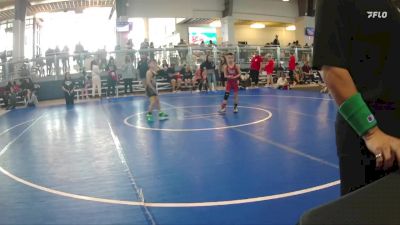 55 lbs Semifinal - Darren Coldrick, All American Wrestling Club vs Clark Mason, Vici Wrestling Club