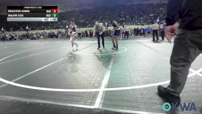 132 lbs Round Of 32 - Braxton Jones, Husky WC vs Ralfie Cox, Weatherford Youth Wrestling