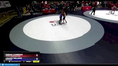 120+ Round 1 - Adrian Camberos, Madera Wrestling Club vs Lennox Williams, California