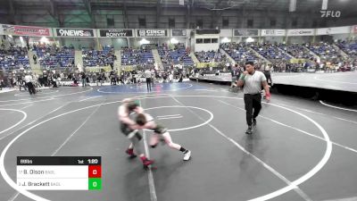 69 lbs Quarterfinal - Braxton Olson, Badlands Elite vs Jace Brackett, Badlands Elite