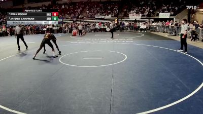 D 2 175 lbs Quarterfinal - Jayden Chapman, Archbishop Shaw vs Evan Poole, Brusly