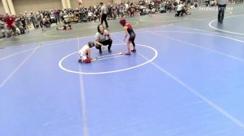 46 lbs Consi Of 8 #2 - Camila Ramirez, Mat Demon WC vs Kaine Mercurio, Peterson Grapplers